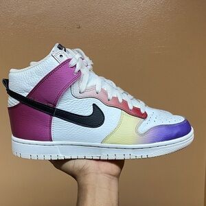 Nike Dunk High "Multicolor Gradient" Women’s Size 8.5 FD0802-100
